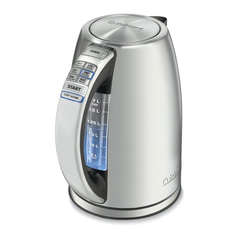 Cuisinart PerfecTemp CPK-17C user manual
