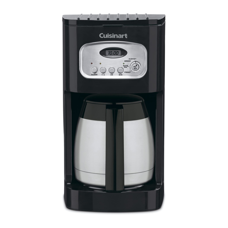 Cuisinart DCC-1150 Series user manual