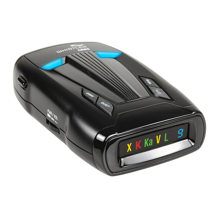 Whistler CR70 user manual