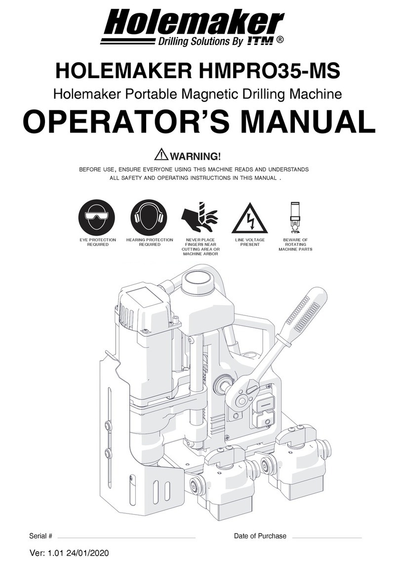HOLEMAKER HMPRO35-MS User manual