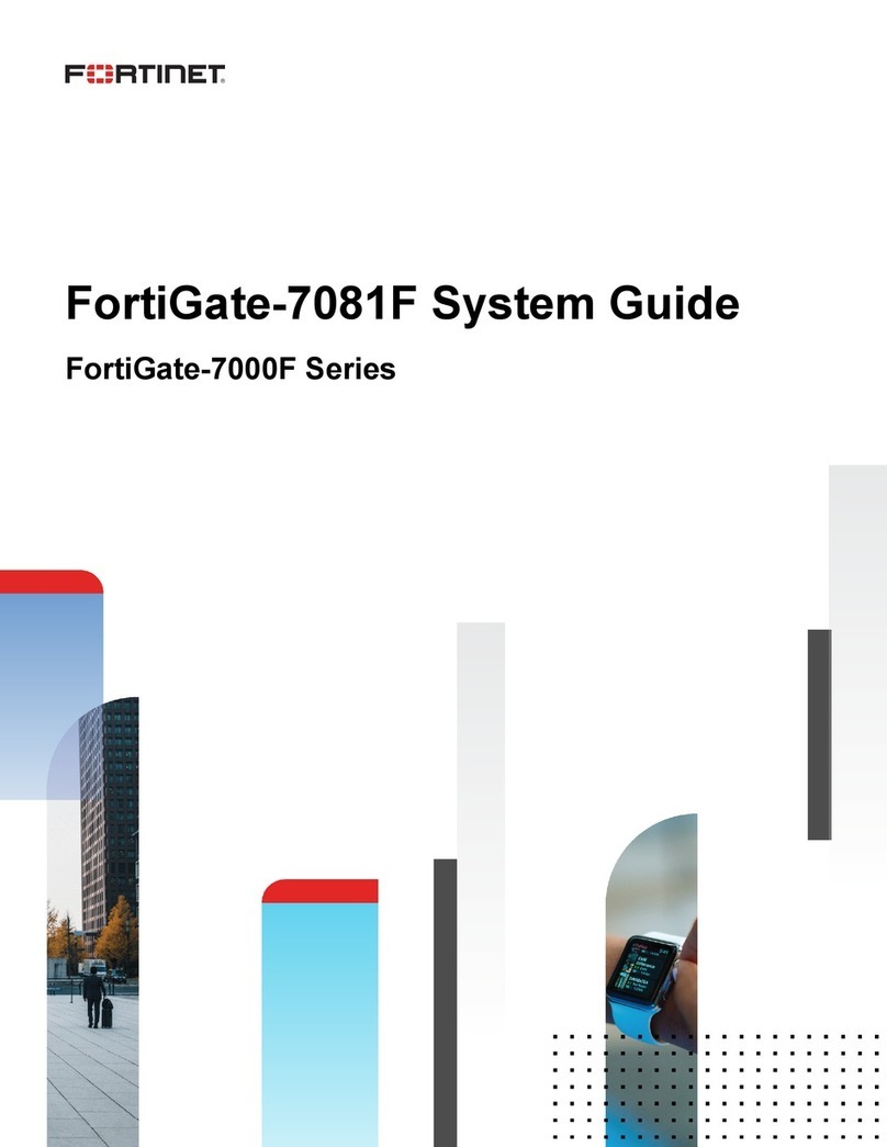 Fortinet FortiGate-7000F Series Parts list manual Fortinet FortiGate-7000F Series Parts list manual