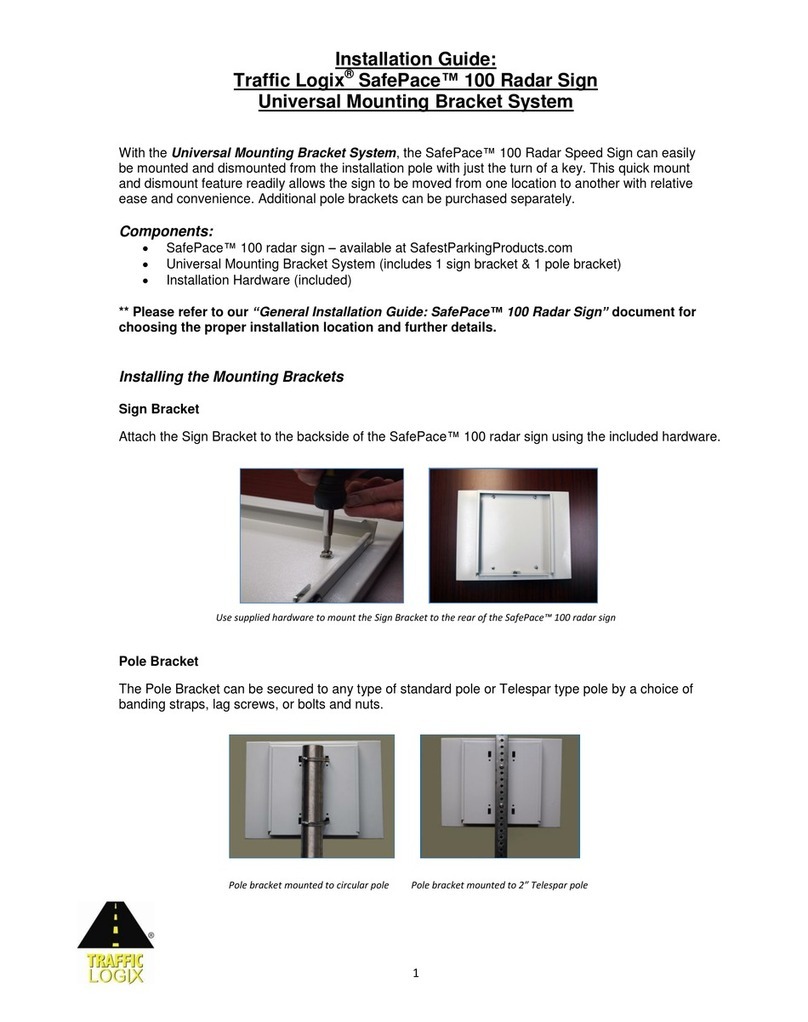 Traffic Logix SafePace 100 Series installation guide Traffic Logix SafePace 100 Series installation guide