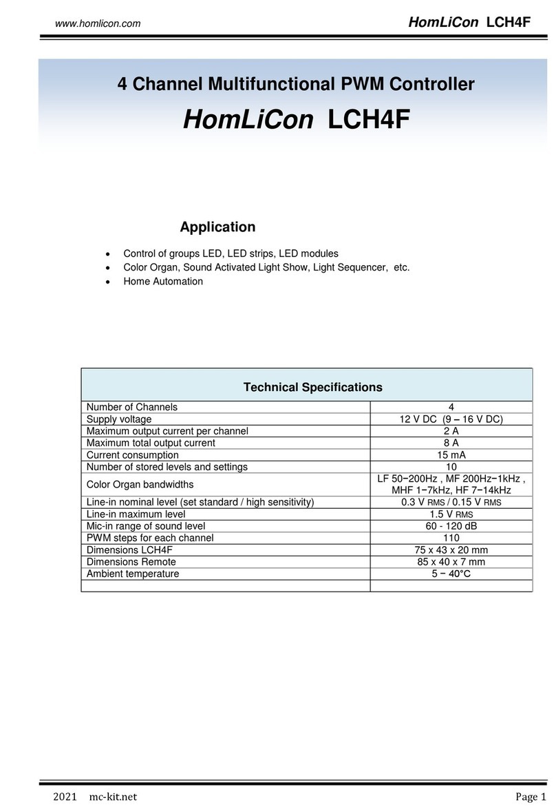 HomLiCon LCH4F manual