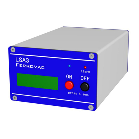 Ferrovac LSA3.1 operating instructions