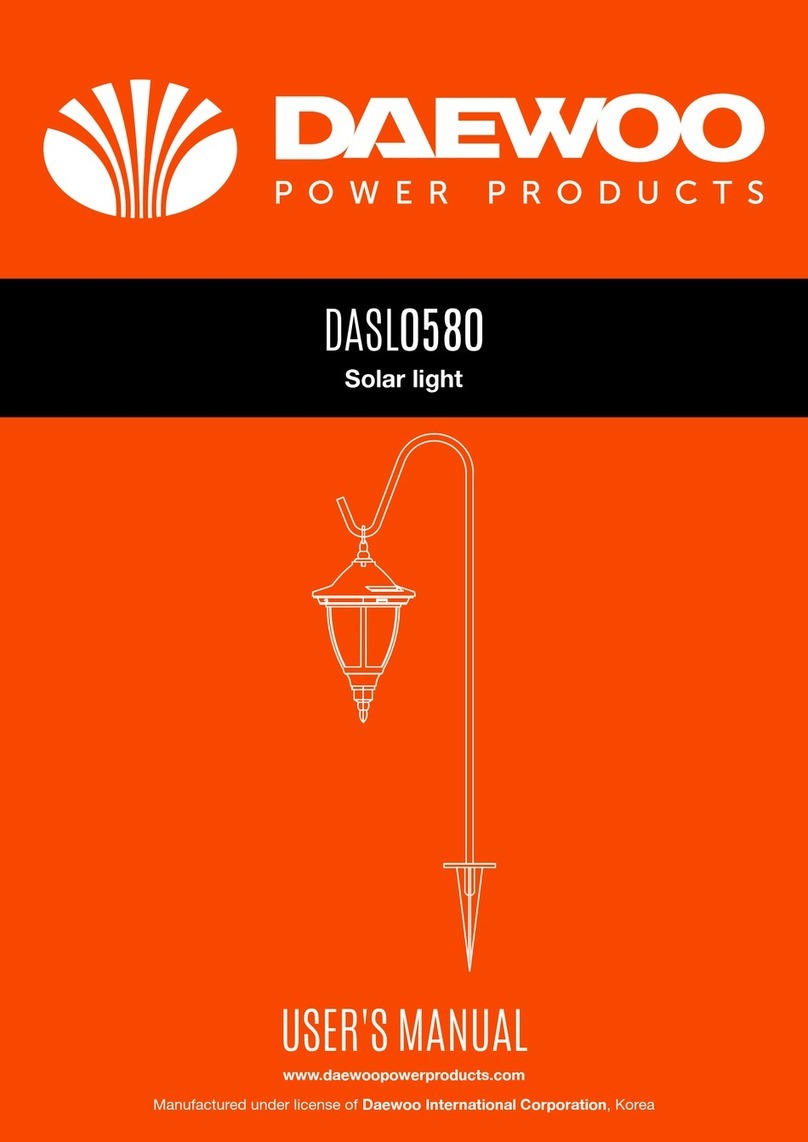 Daewoo DASL0580 user manual