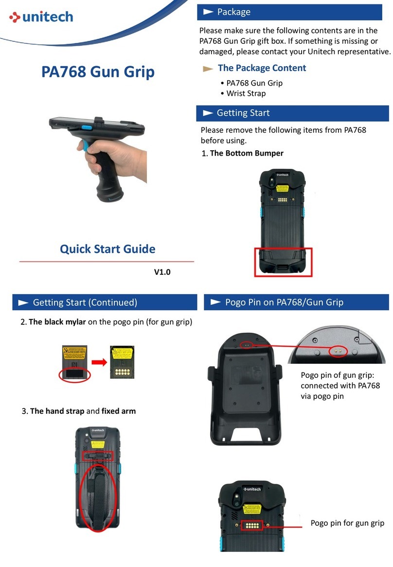 Unitech PA768 User manual