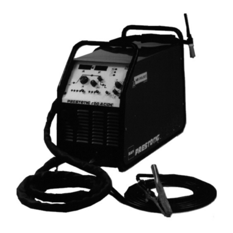 SAF PRESTOTIG 200AC/DC Installation and instruction manual