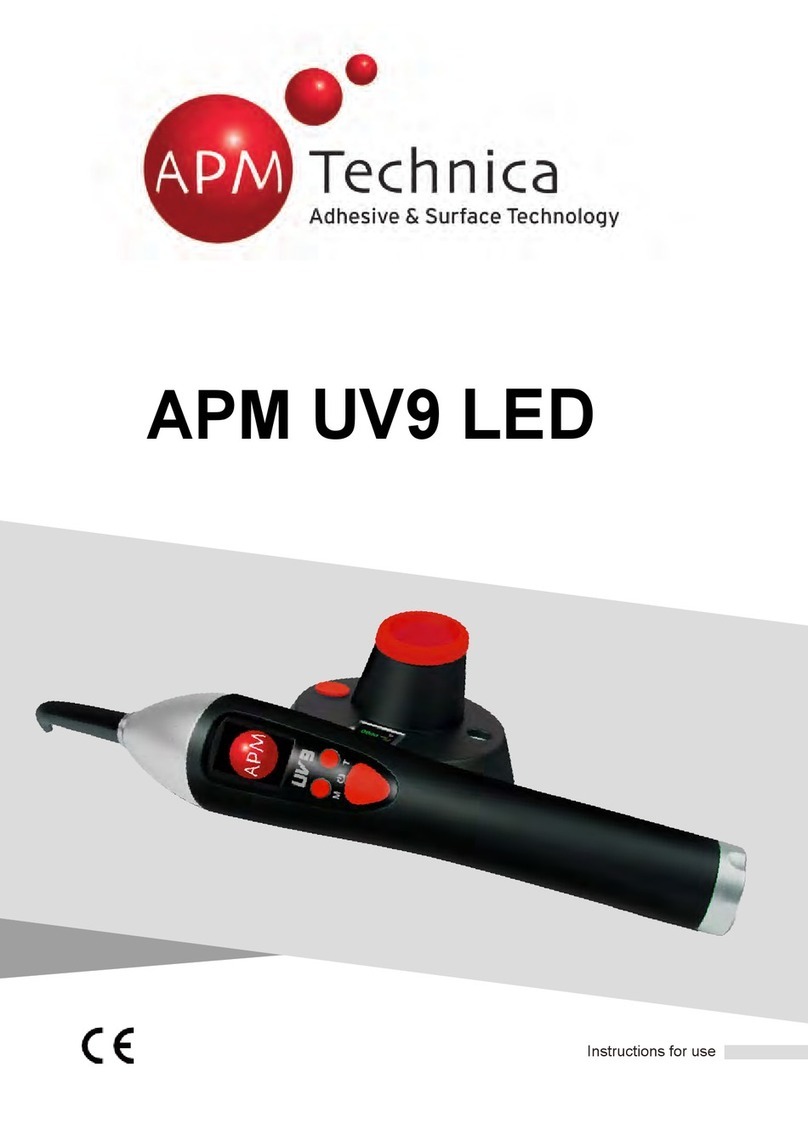 APM UV9 LED Instructions for use