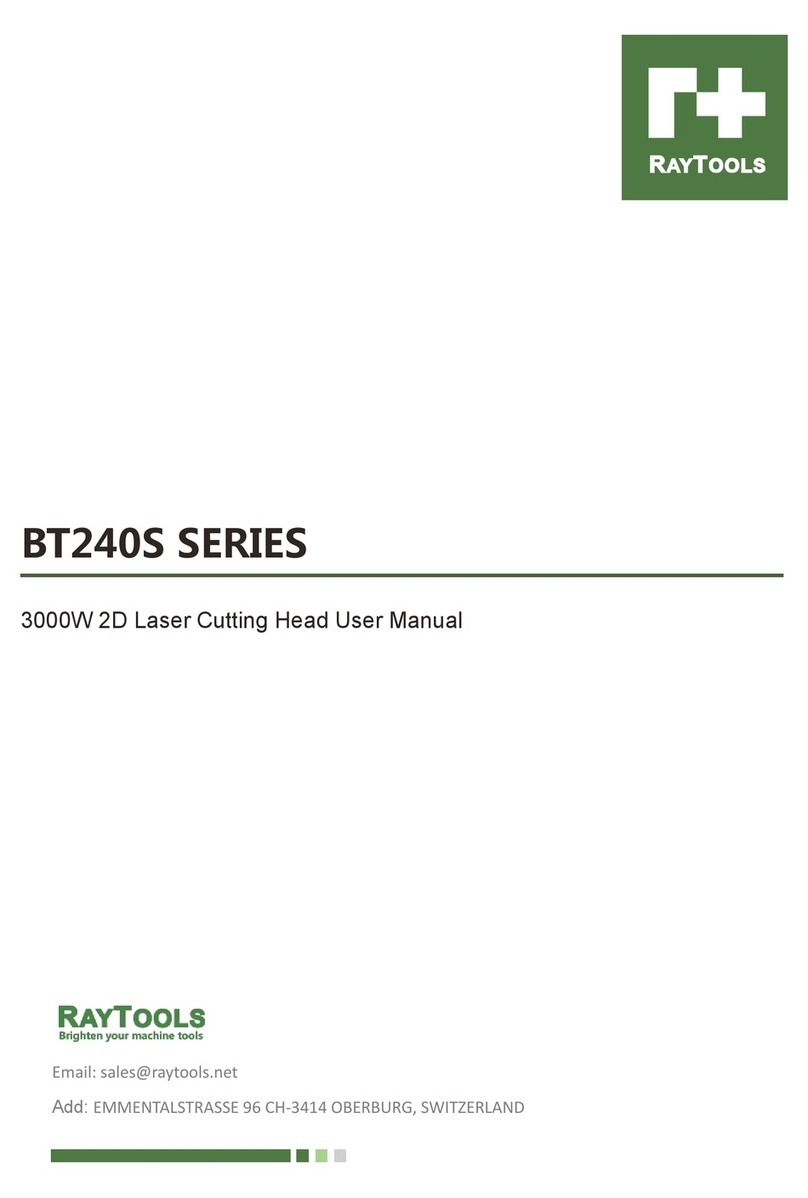 Raytools BT240S Series user manual