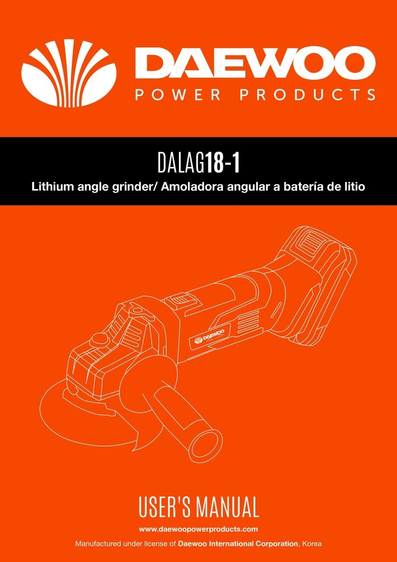 Daewoo DALAG18-1 user manual