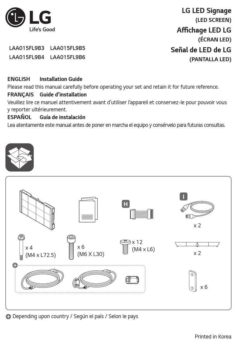LG LAA015FL9B3 User manual