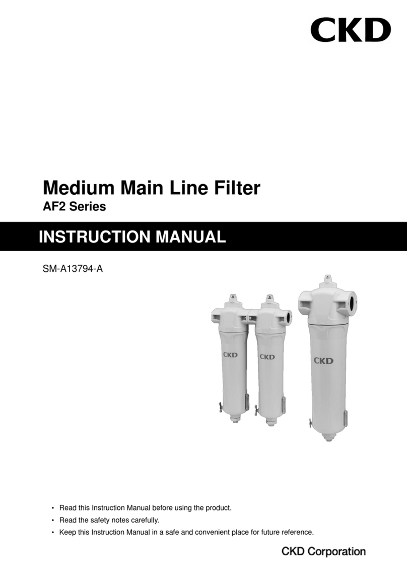 CKD AF2 Series instruction manual CKD AF2 Series instruction manual