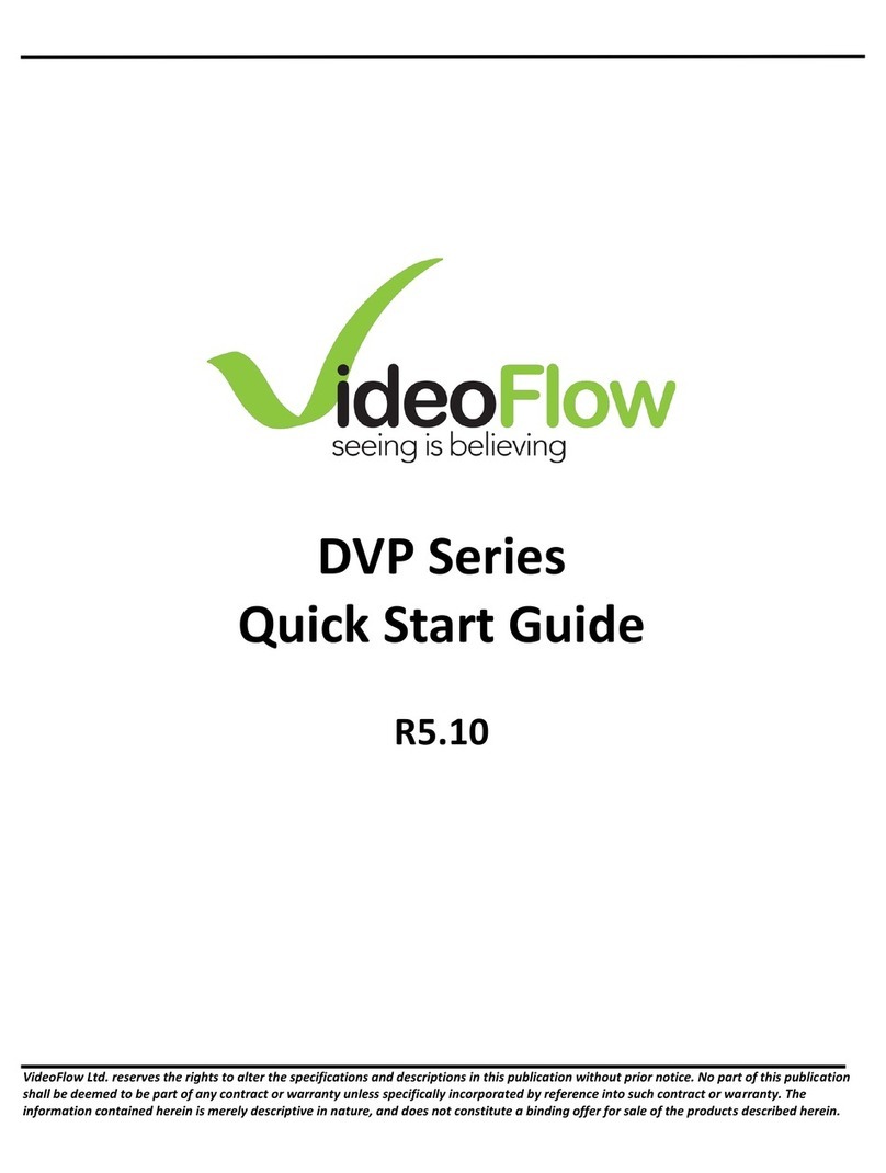 VideoFlow DVP Series quick start guide