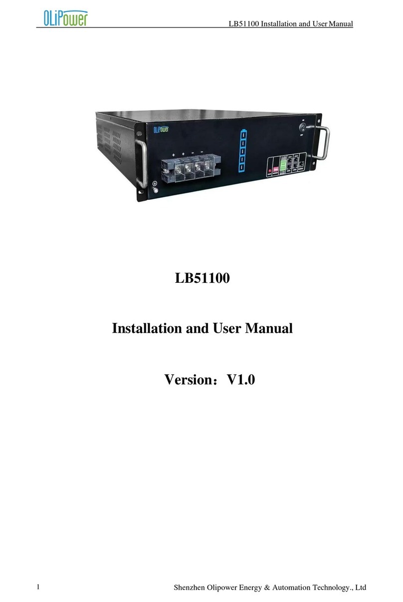OLiPower LB51100 Installation and user manual