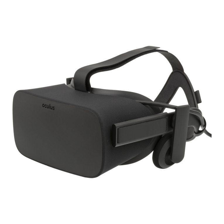 OCULUS Rift User manual