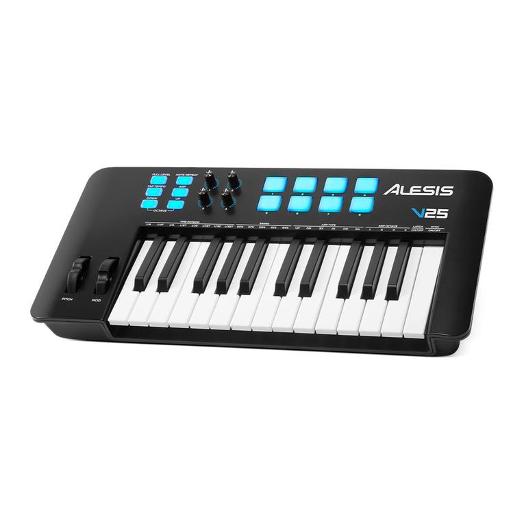 Alesis V25 User manual