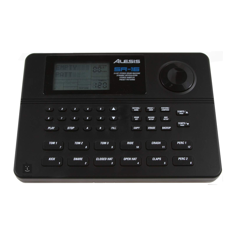 Alesis SR-16 User manual