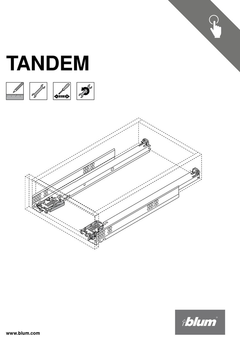 BLUM Tandem User manual