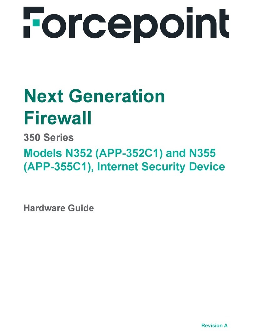Forcepoint 350 Series Installation instructions Forcepoint 350 Series Installation instructions