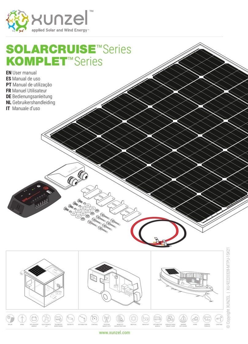 XUNZEL SOLARCRUISE Series user manual XUNZEL SOLARCRUISE Series user manual