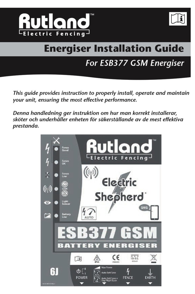 Rutland ESB377 GSM installation guide