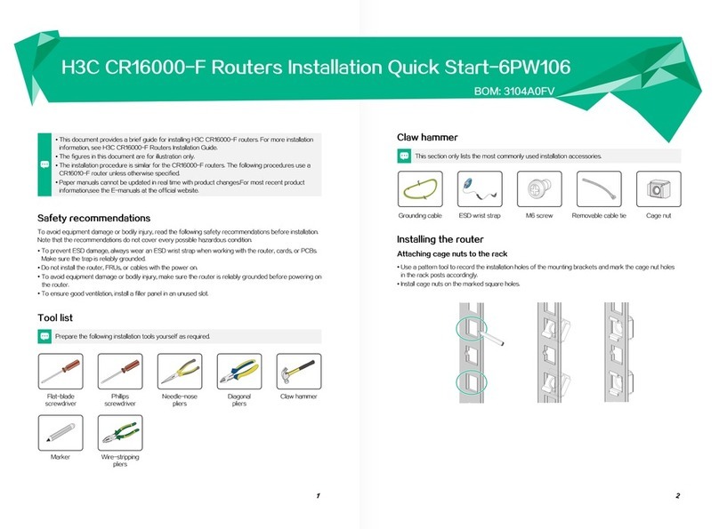 H3C CR16000-F Operating and maintenance manual