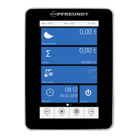 PFREUNDT WK60 Series User manual