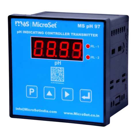 MicroSet MS pH 97 instruction manual MicroSet MS pH 97 instruction manual