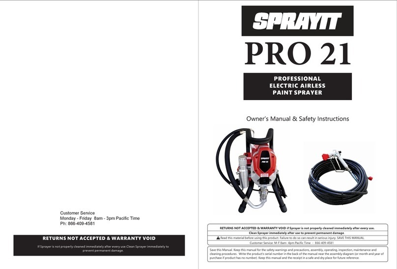 Sprayit PRO 21 owner's manual Sprayit PRO 21 owner's manual