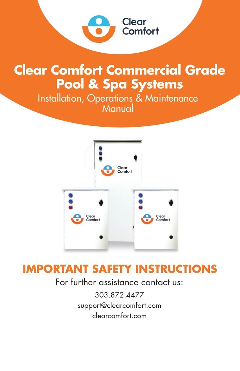Clear Comfort CCW300A Installation, operation & maintenance manual