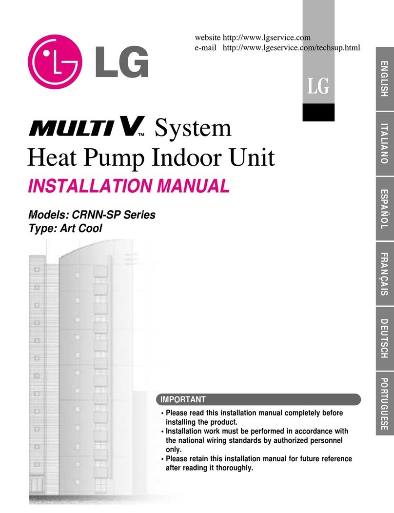 LG Multi V CRNN-SP Series User manual
