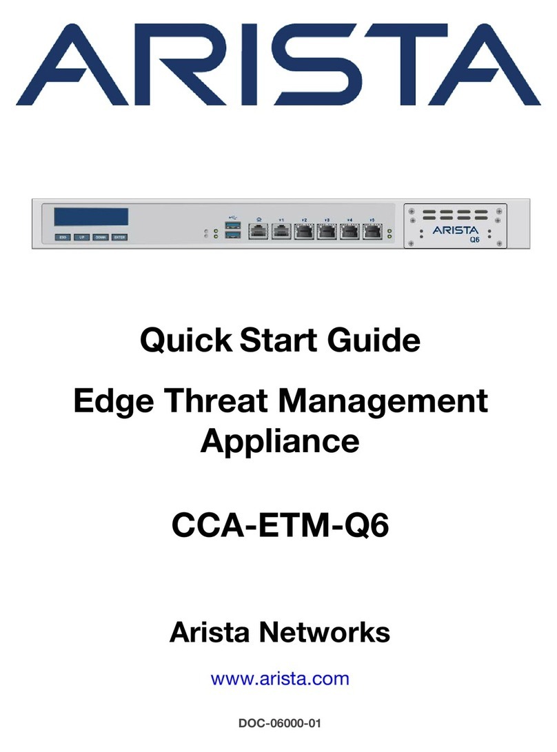 Arista CCA-ETM-Q6 quick start guide