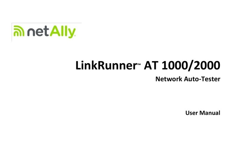 netAlly LinkRunner AT 1000 User manual netAlly LinkRunner AT 1000 User manual