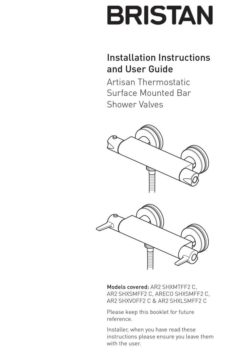 Bristan Artisan AR2 SHXMTFF2 C Installation instructions and user guide