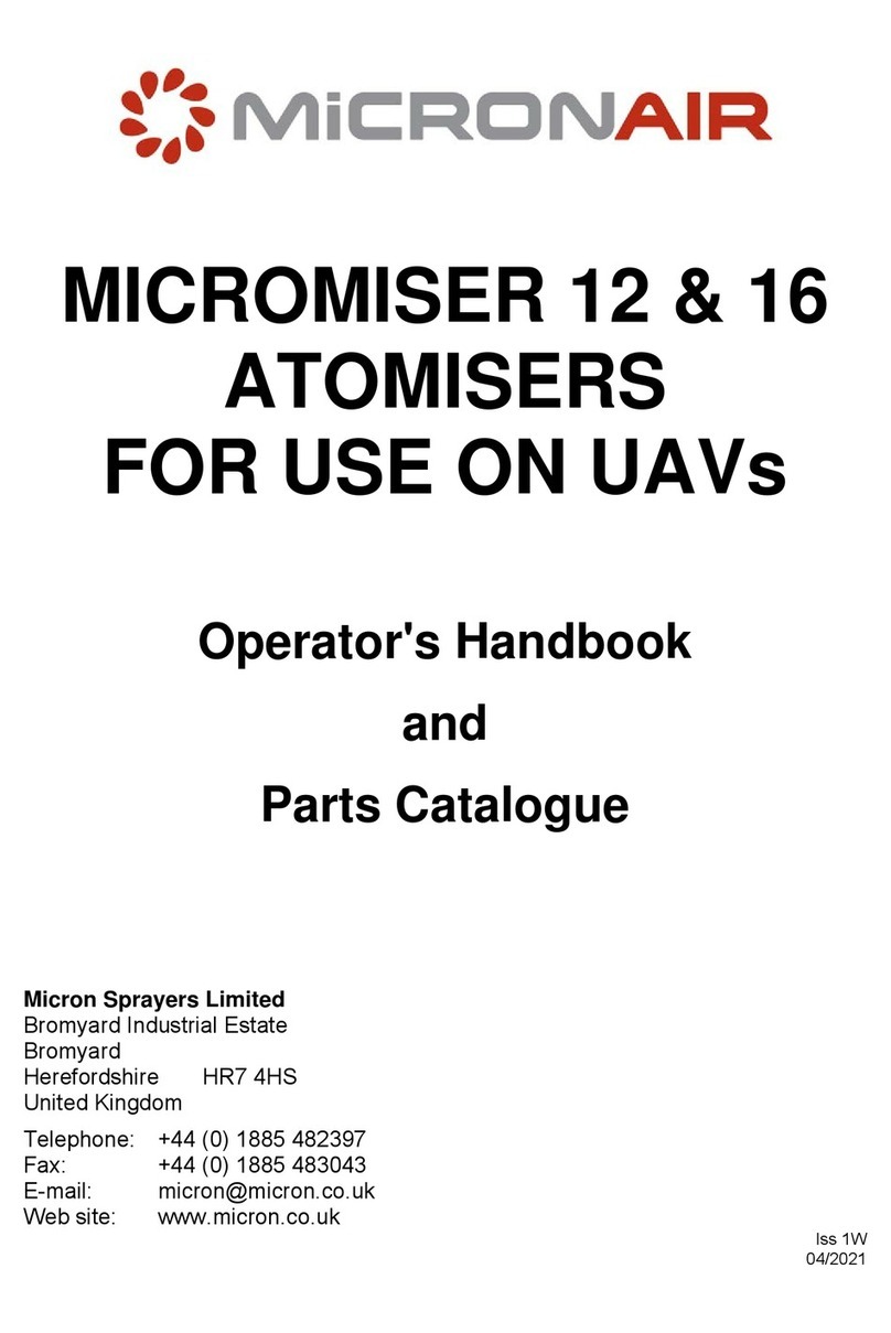 micronAir MICROMISER 12 Operator's handbook