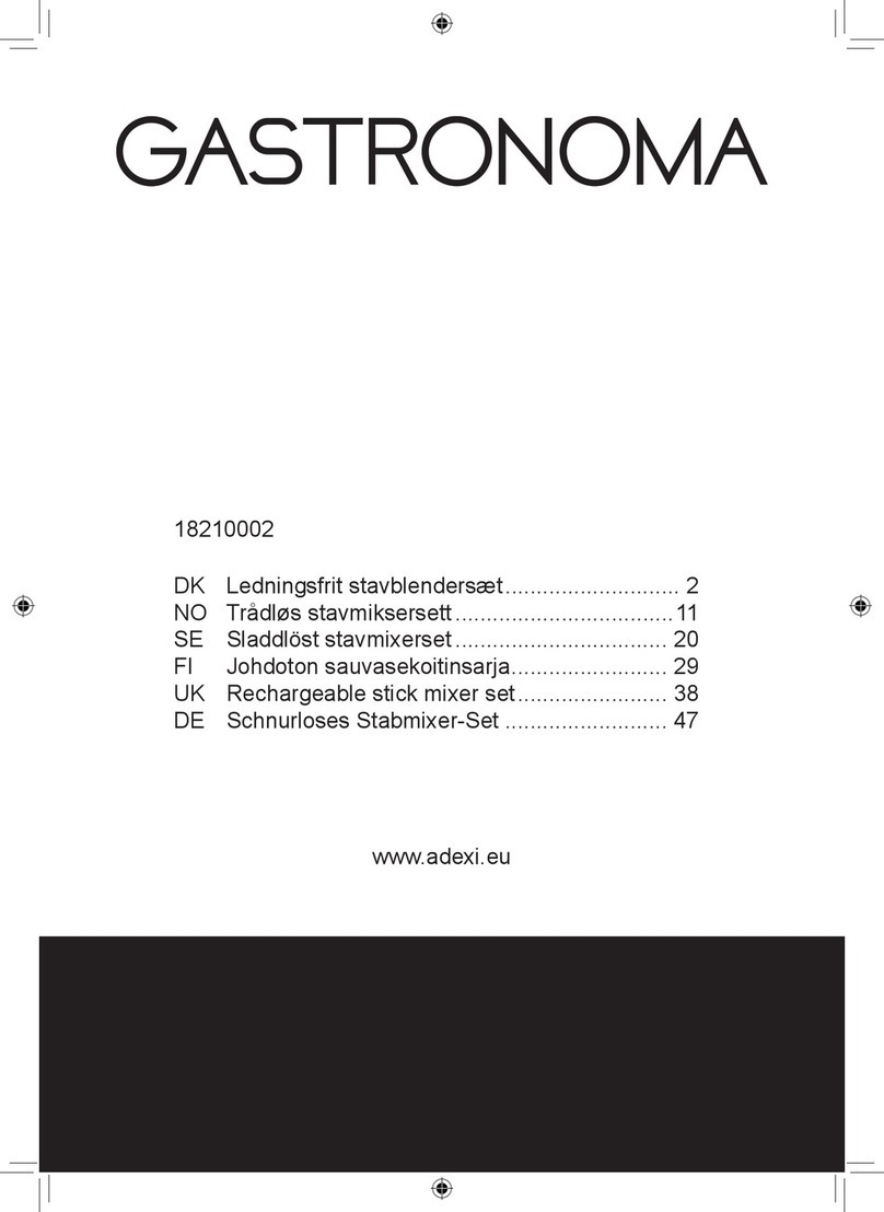 Gastronoma 18210002 User manual