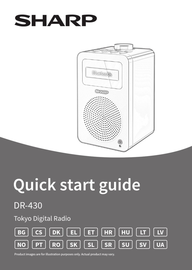 Sharp DR-430 User manual
