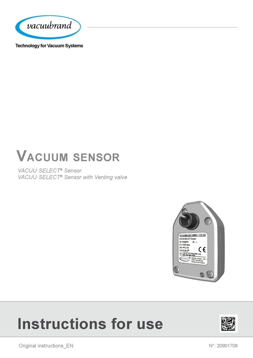 vacuubrand VACUU-SELECT Instructions for use