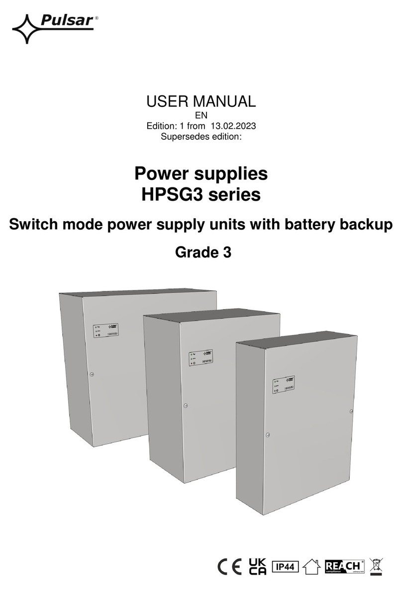 Pulsar HPSG3 Series User manual