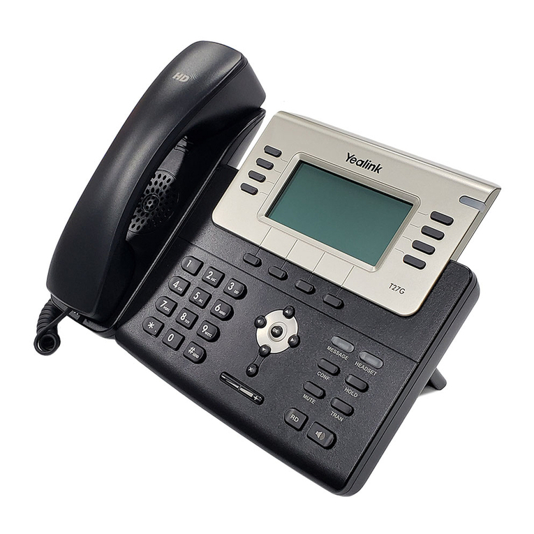 Yealink SIP-T27G User manual