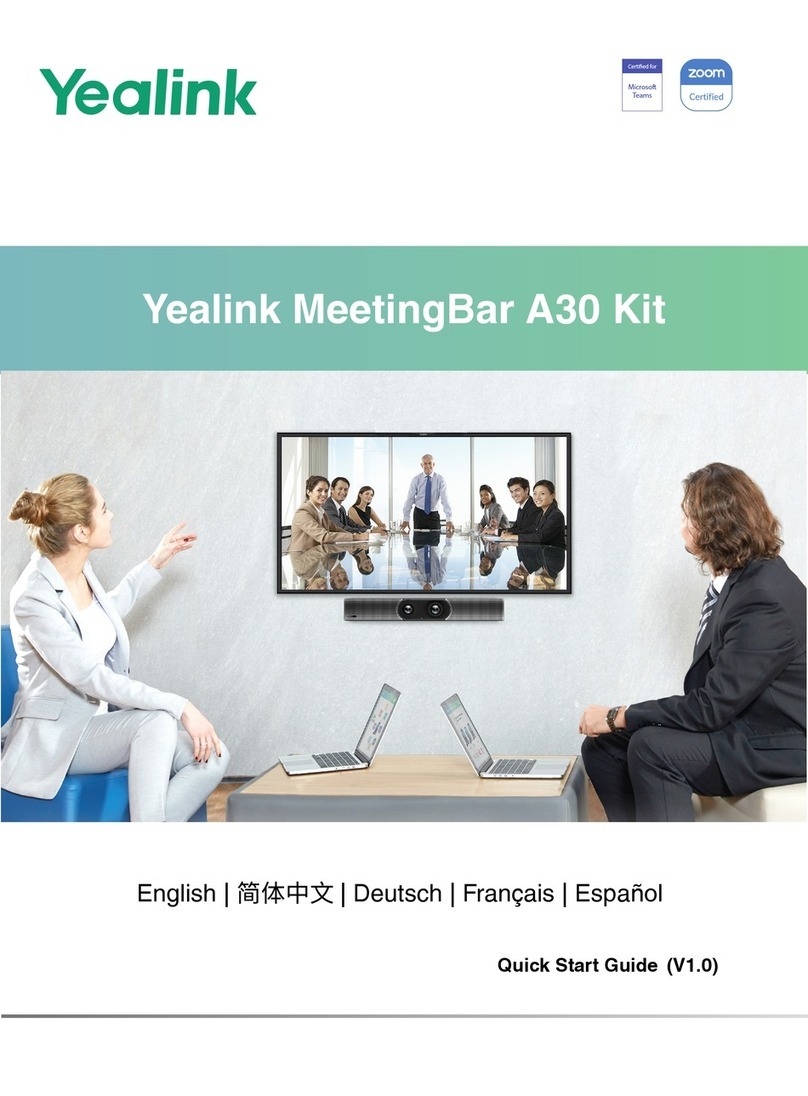 Yealink MeetingBar A30 Kit User manual