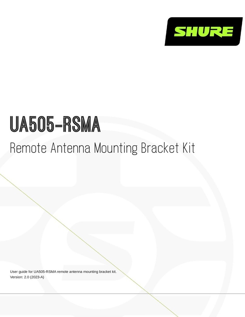 Shure UA505-RSMA user guide