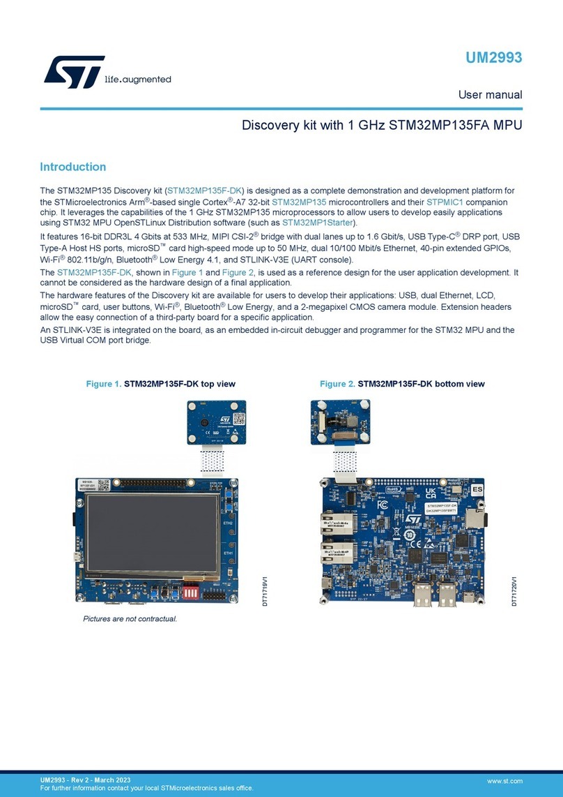 ST STM32MP135F-DK user manual