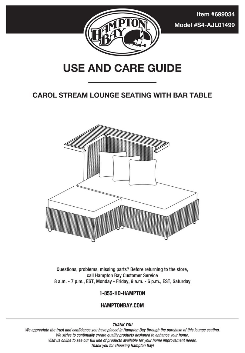 HAMPTON BAY CAROL STREAM S4-AJL01499 User manual