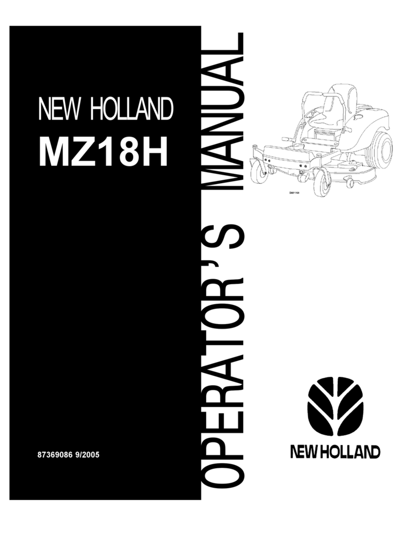 New Holland MZ18H Operator's manual