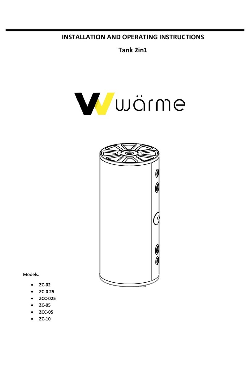 Wärme ZC-02 Installation and operating instructions