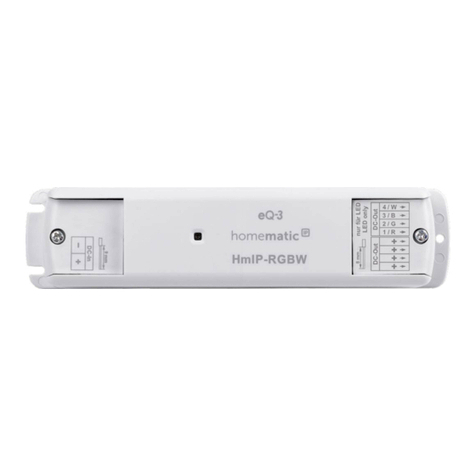 Homematic IP HmIP-RGBW User manual Homematic IP HmIP-RGBW User manual