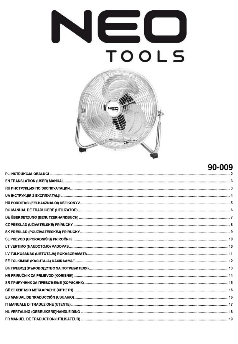 NEO TOOLS 90-009 user manual