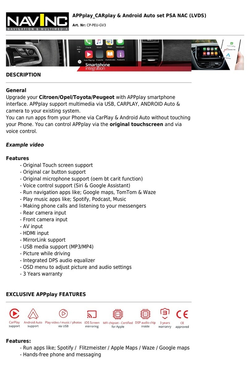 NavInc CP-PEU-GV3 User manual