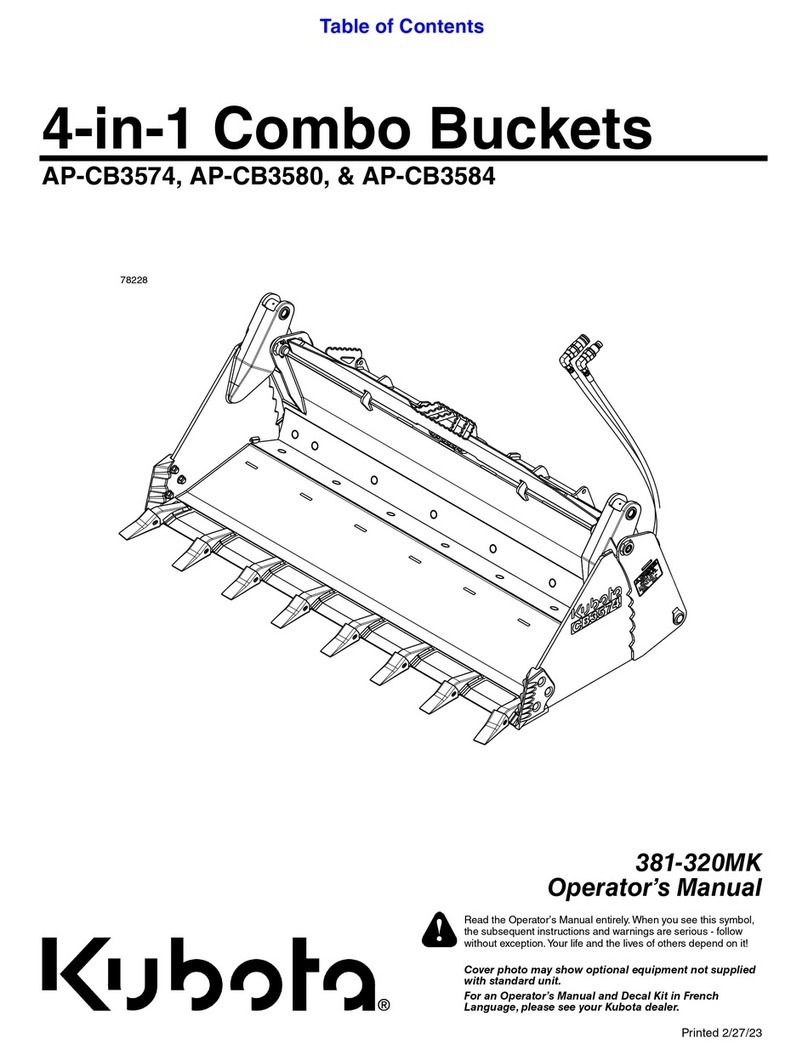 Kubota AP-CB3574 Operator's manual